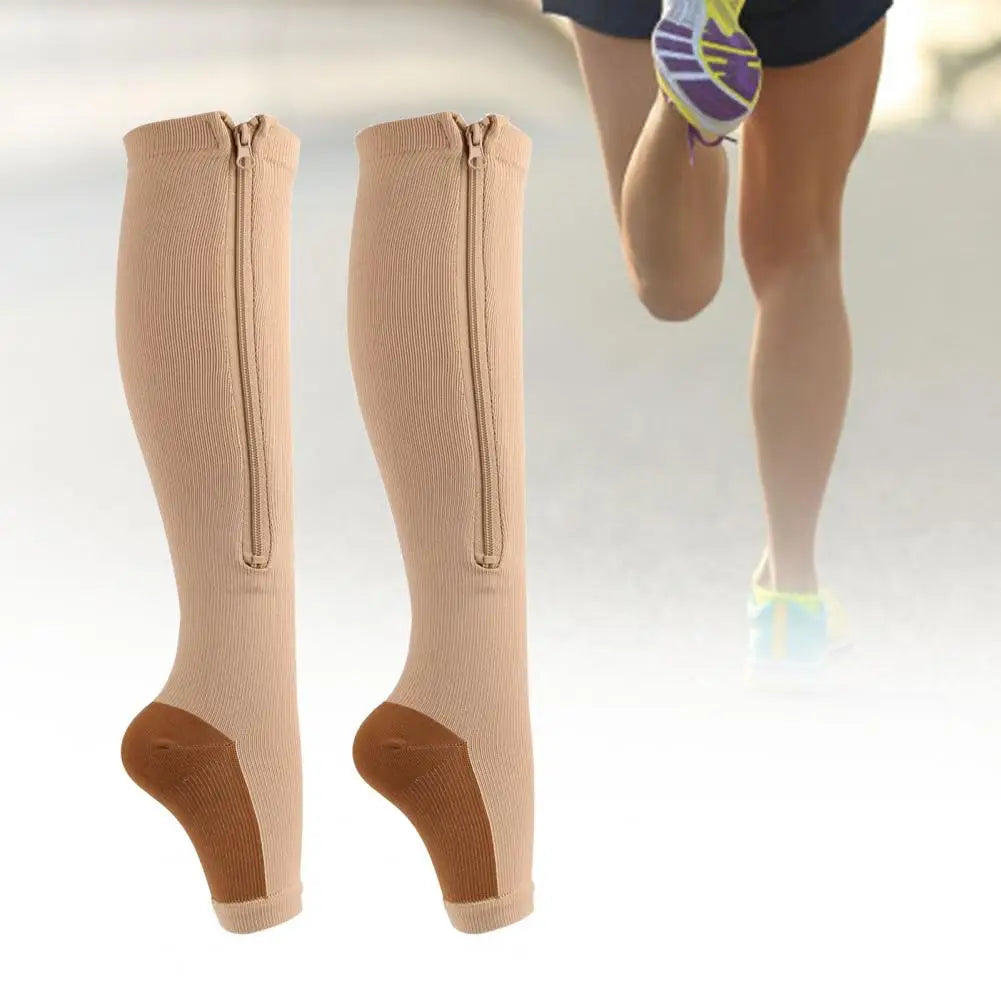 1 Pair zippier Compression Stockings