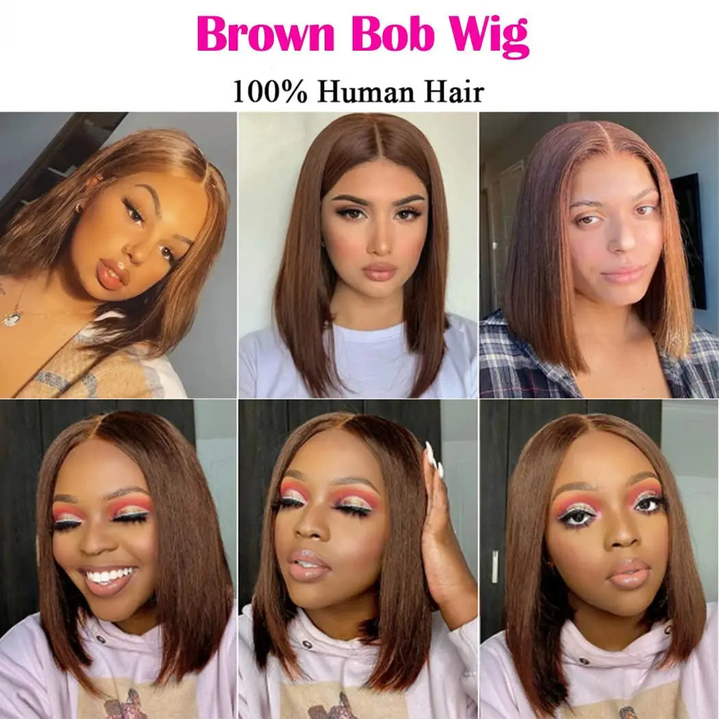 Bob Lace Front preplucked wig