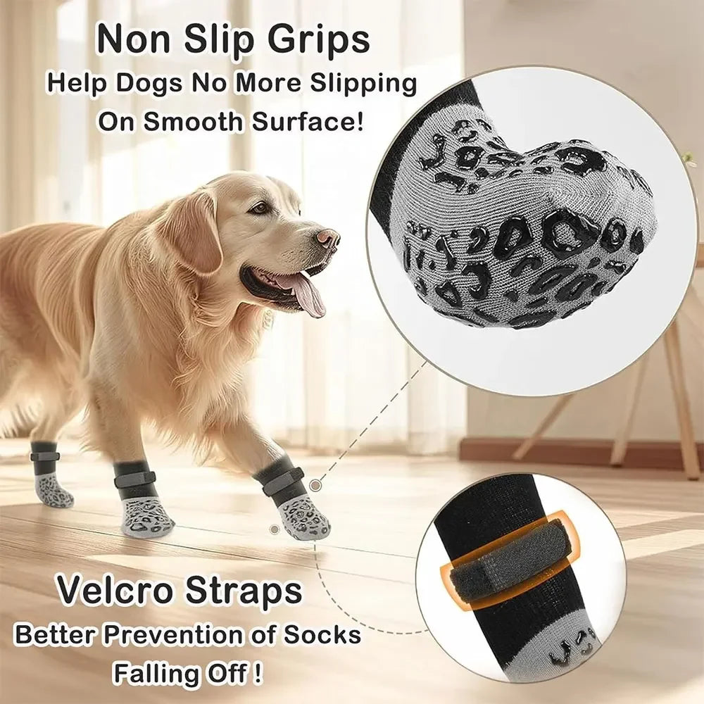 Anti-slip dog boots, view 4