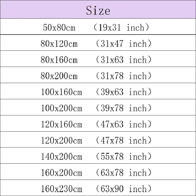 Rainbow Fluffy Carpet