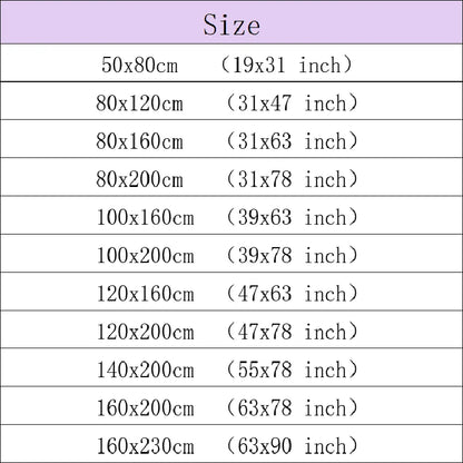 Rainbow Fluffy Carpet