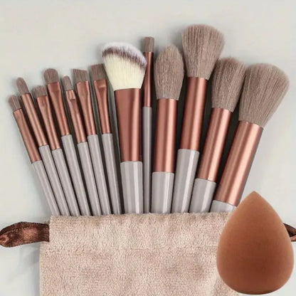 Soft Fluffy MakeUp Brush Set