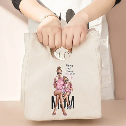 Canvas Tote Thermal Lunch Bag
