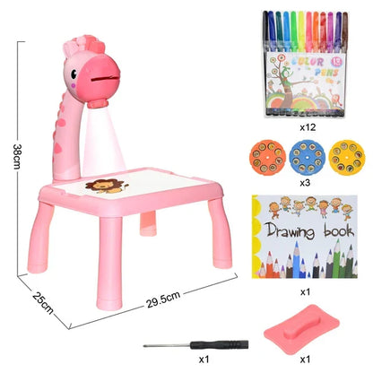 LED Projector Kids Painting Board