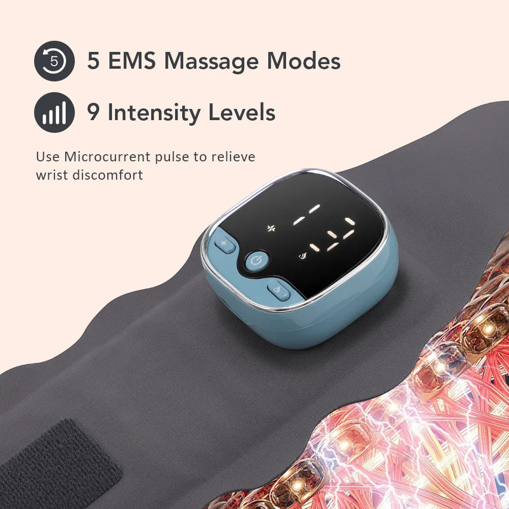 Cordless Hot Compress Wristband for Carpal Tunnel Muscle Fatigue Relief Belt
