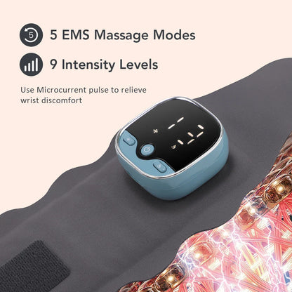 Cordless Hot Compress Wristband for Carpal Tunnel Muscle Fatigue Relief Belt