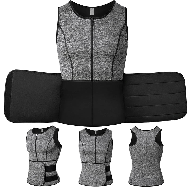 Men Body Shaper Waist Trainer Vest