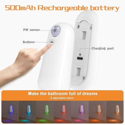 Toilet Night Light Motion Sensor Light