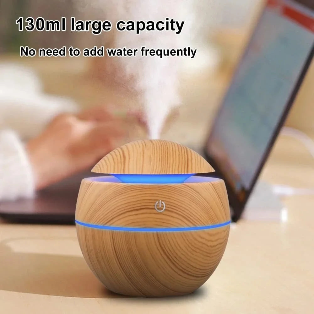 Wood-style aroma diffuser, view 3