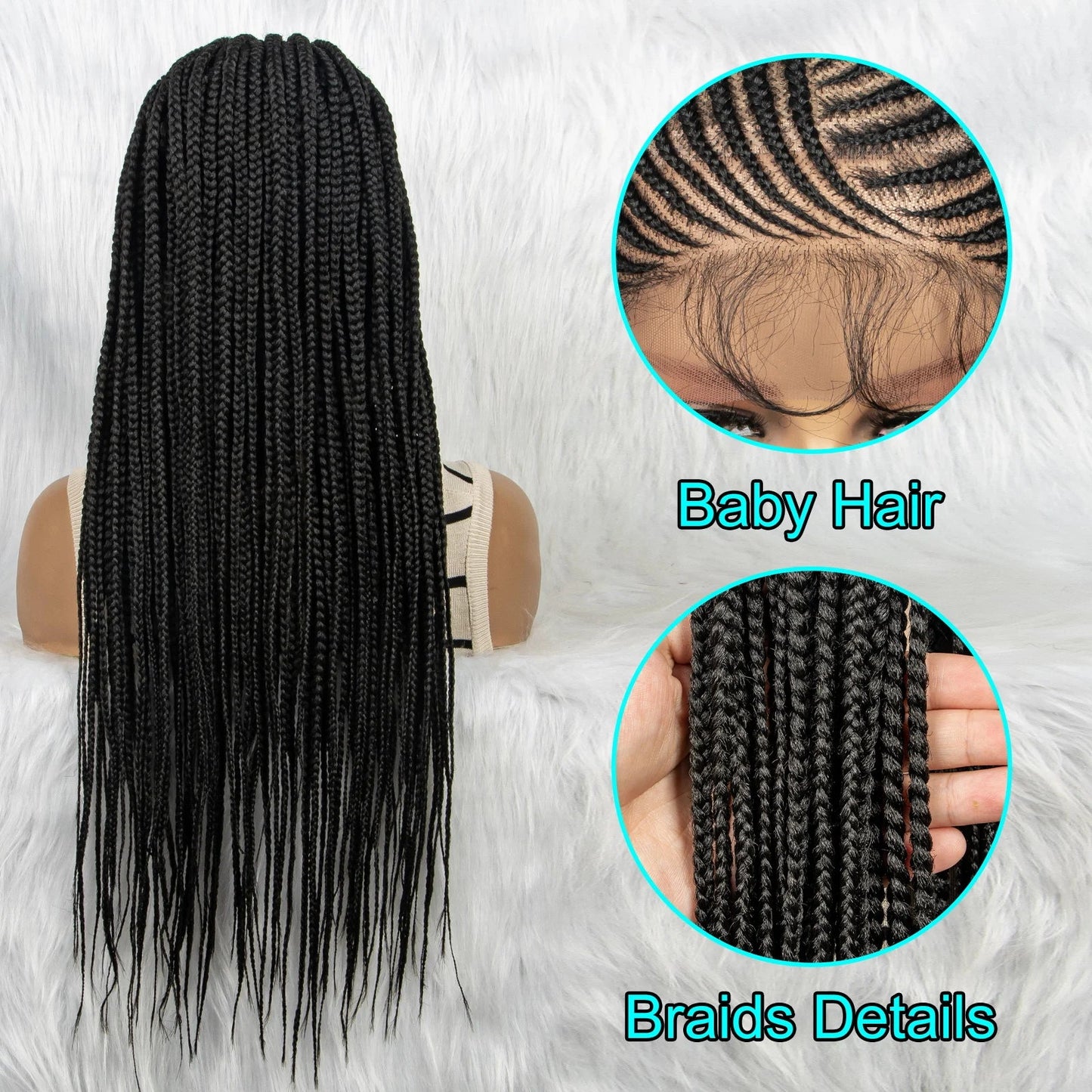 Braided Lace Front Wigs