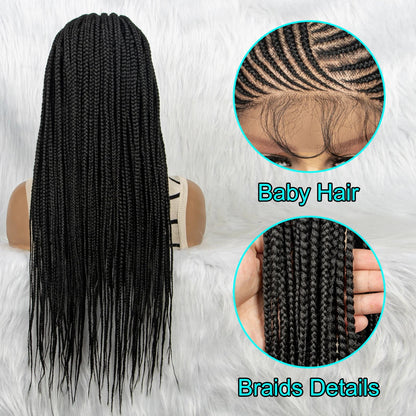 Braided Lace Front Wigs