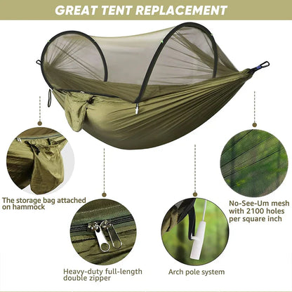 WESTTUNE Outdoor Camping Hammock with Net