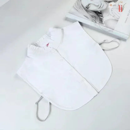 1Pc Solid Color Detachable Shirt