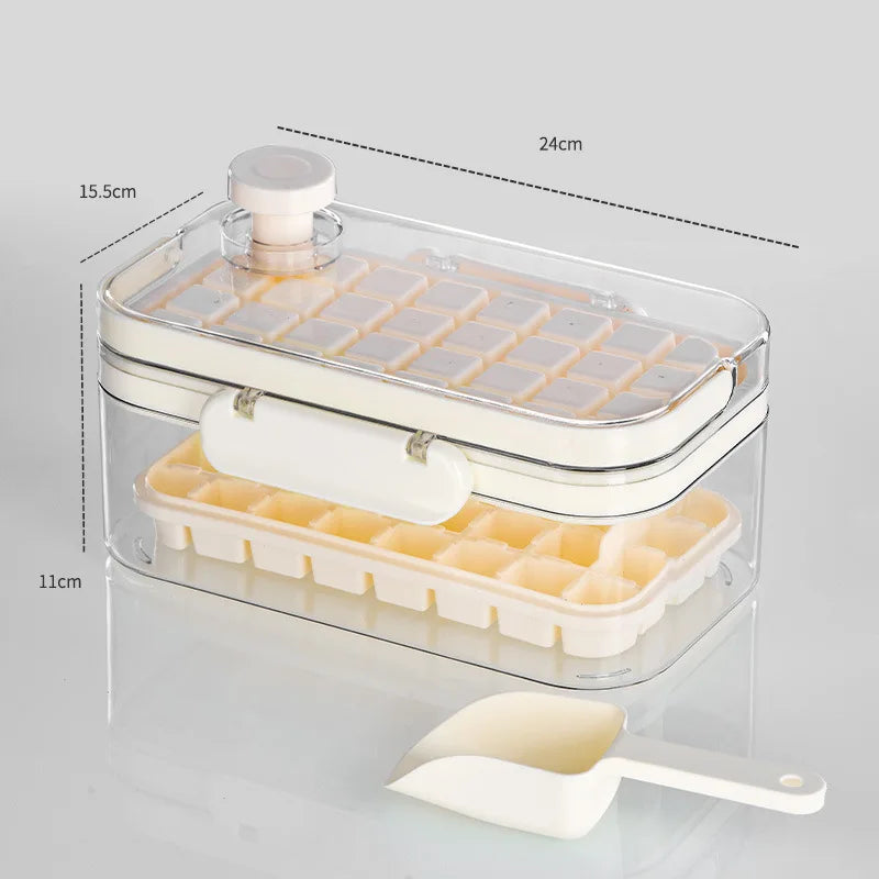Press Type Ice Cube Tray