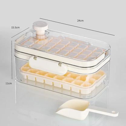 Press Type Ice Cube Tray