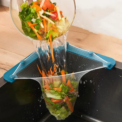 Kitchen Triangular Sink Strainer