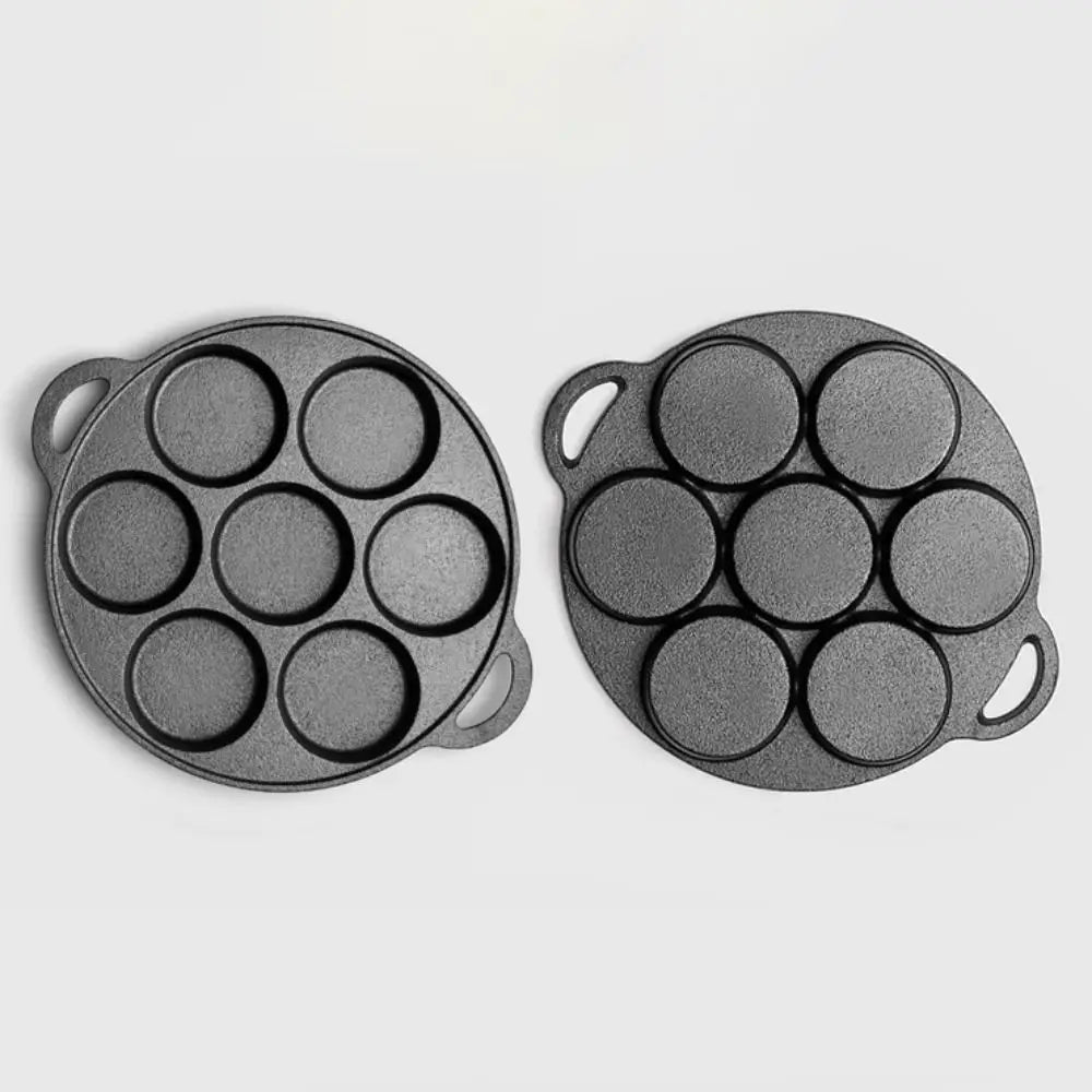 Multipurpose Cast Iron 7 Hole Non-Stick pan