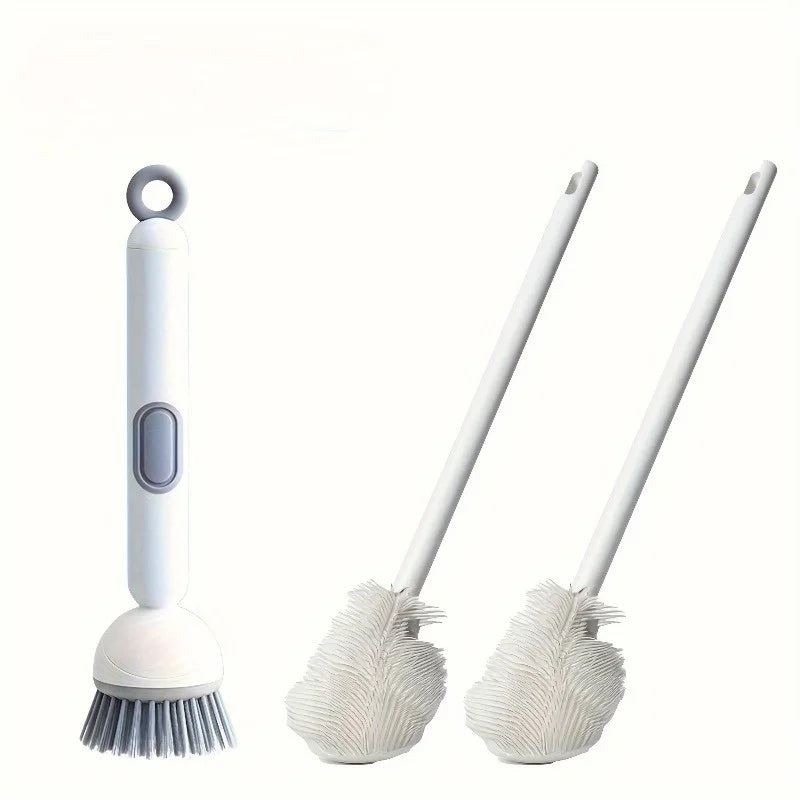3-piece dishwashing brush