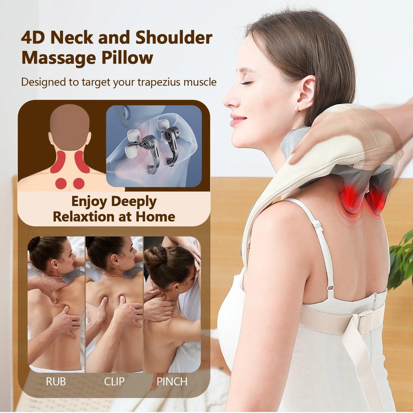 Wireless Neck And Shoulder Massager