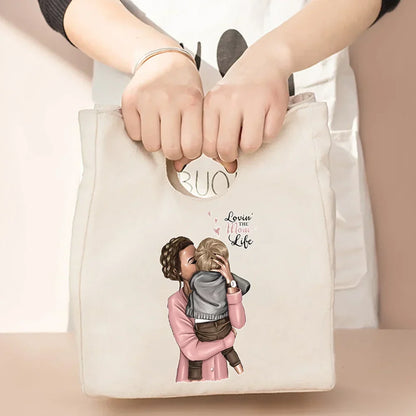 Canvas Tote Thermal Lunch Bag