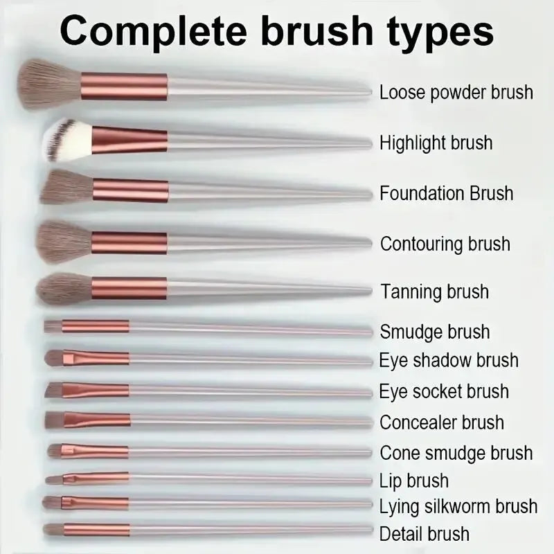Soft Fluffy MakeUp Brush Set