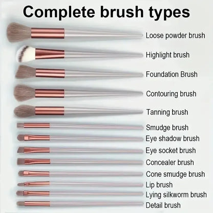 Soft Fluffy MakeUp Brush Set