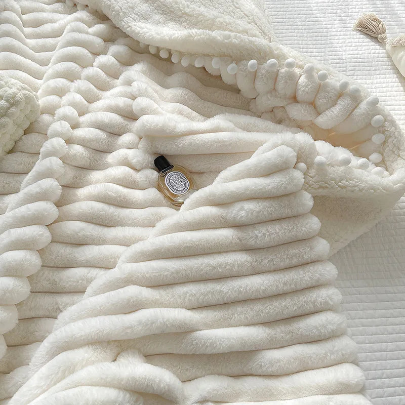 soft coral leisure blanket