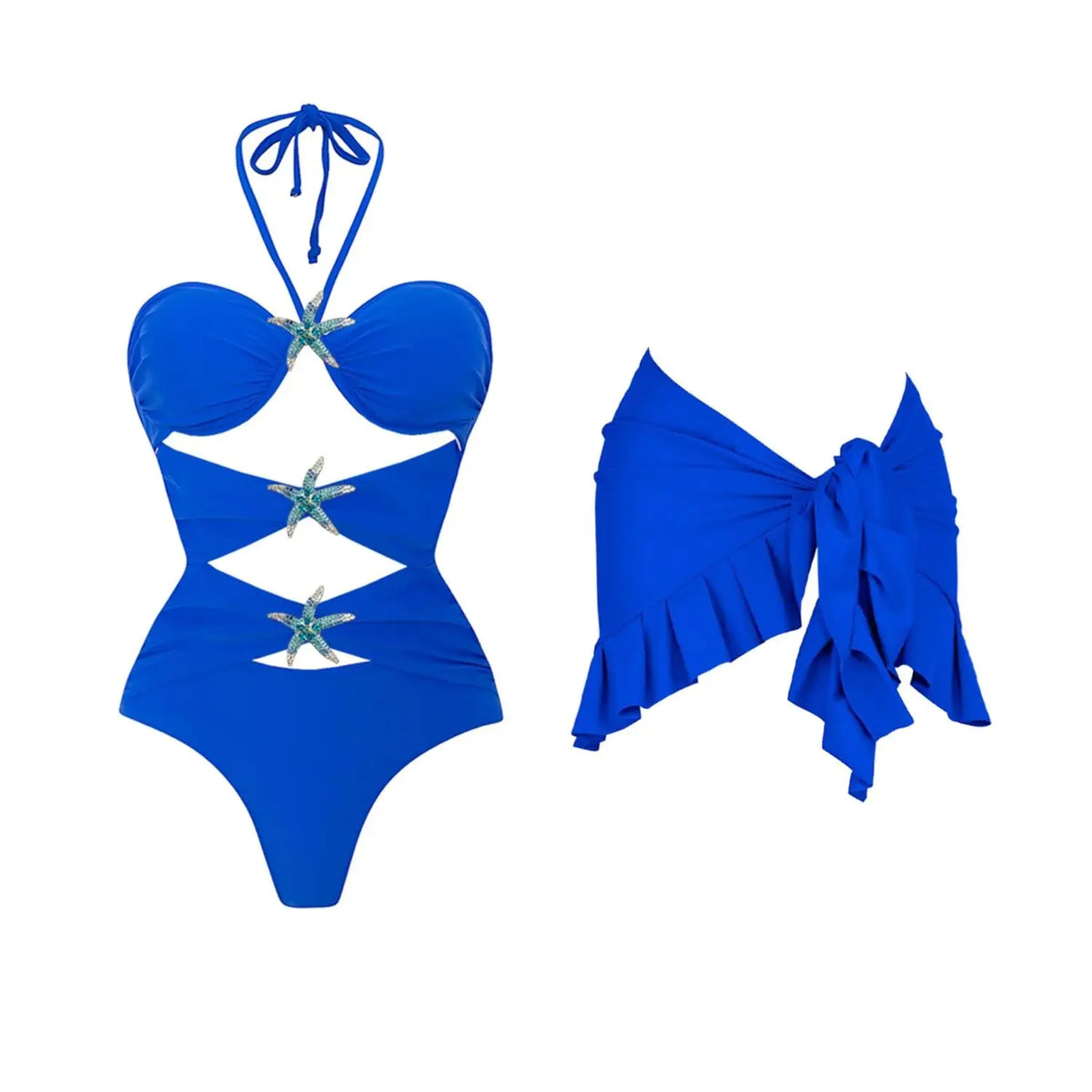Starfish cutout swimsuit, view 5
