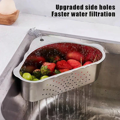 Stainless Steel Corner Sink Strainer