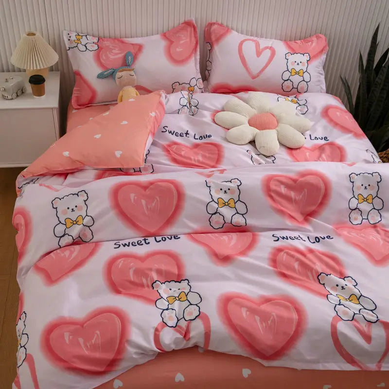 Pink Sweetheart Bedding Set