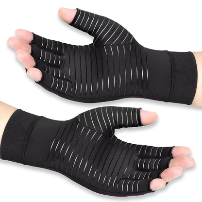 Copper-infused compression gloves, view 10