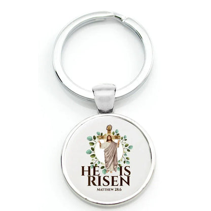 Keychain With Printed Bible Quote