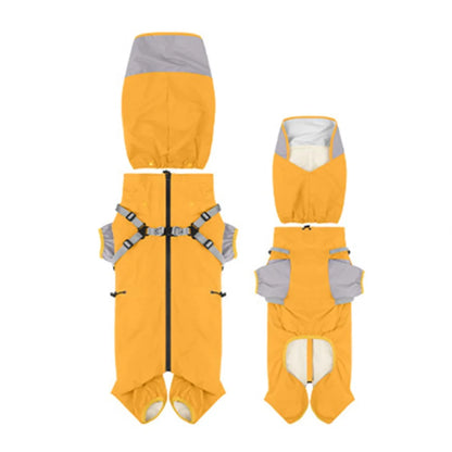 Waterproof Reflective Dog Raincoat