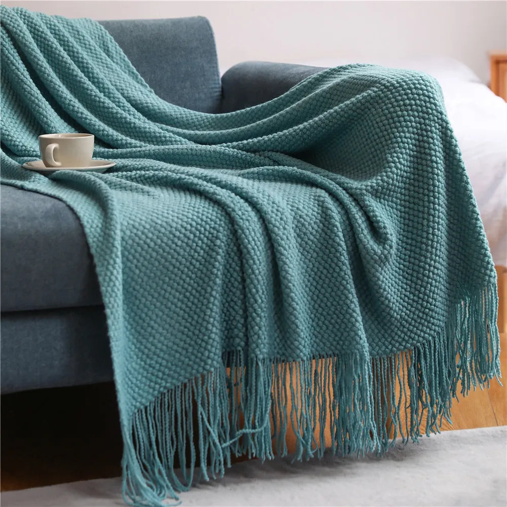 Decorative Knitted Blanket