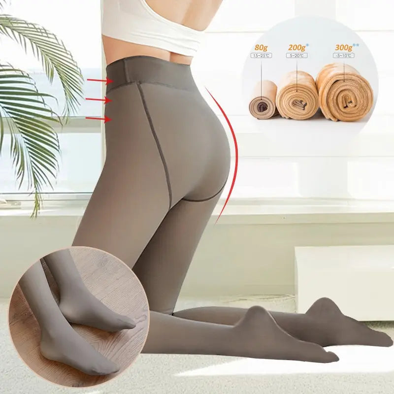 Thick Fleece Thermal Stockings