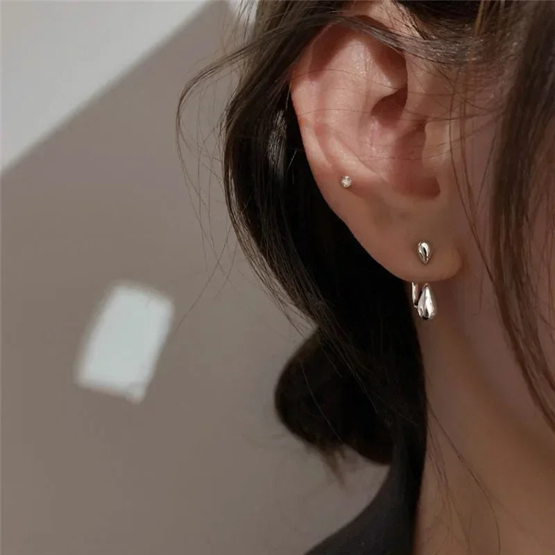 Water Drop Stud Earrings