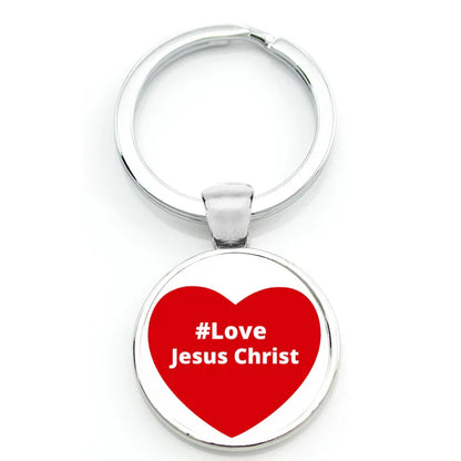Keychain With Printed Bible Quote