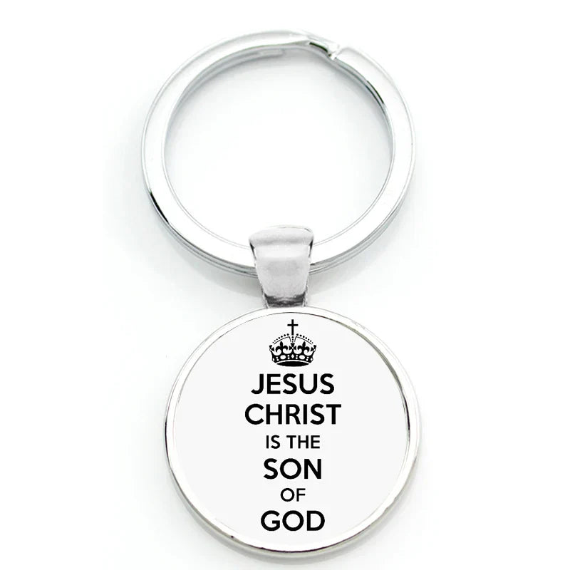 Keychain With Printed Bible Quote