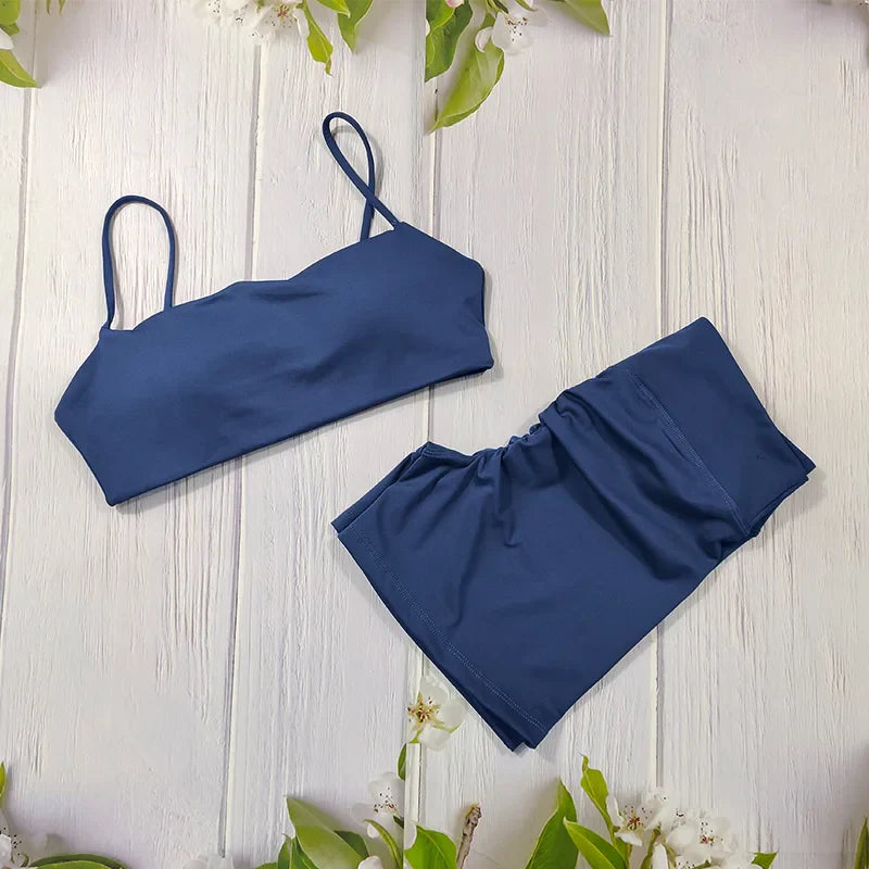 Butt Lifting Gym Sports Set Shorts