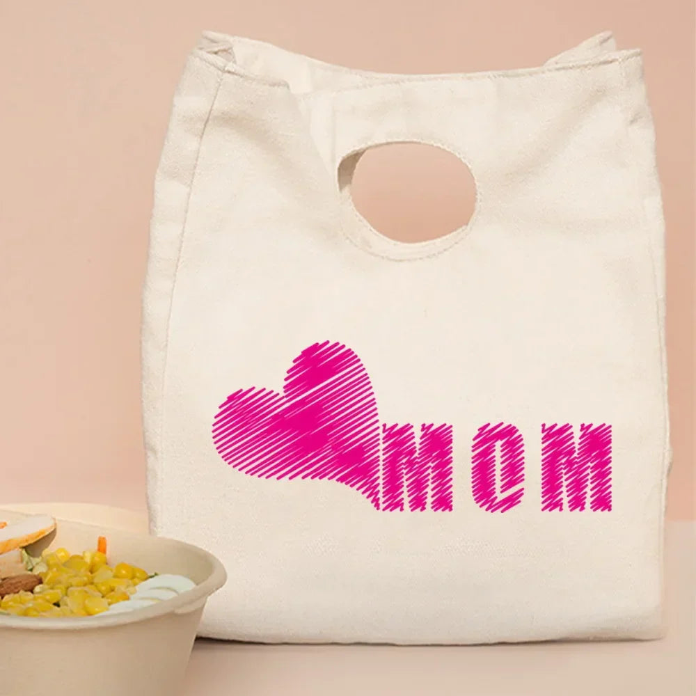 Canvas Tote Thermal Lunch Bag