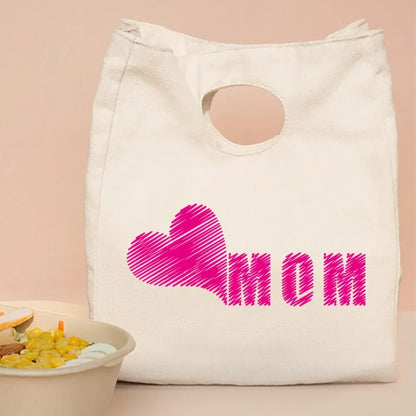 Canvas Tote Thermal Lunch Bag