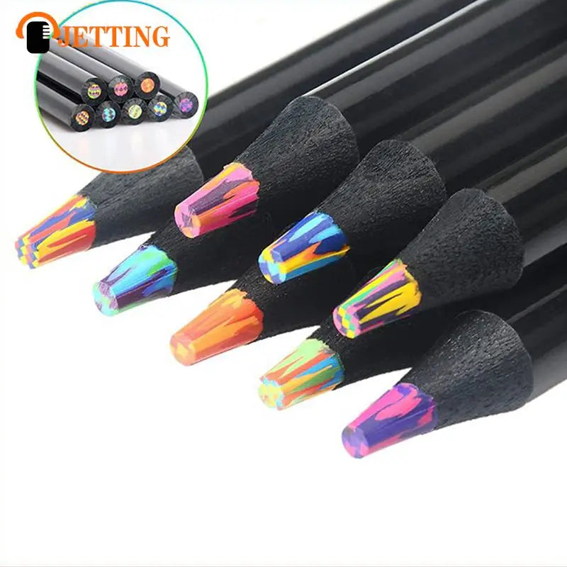 1Pcs Concentric Rainbow Pencil