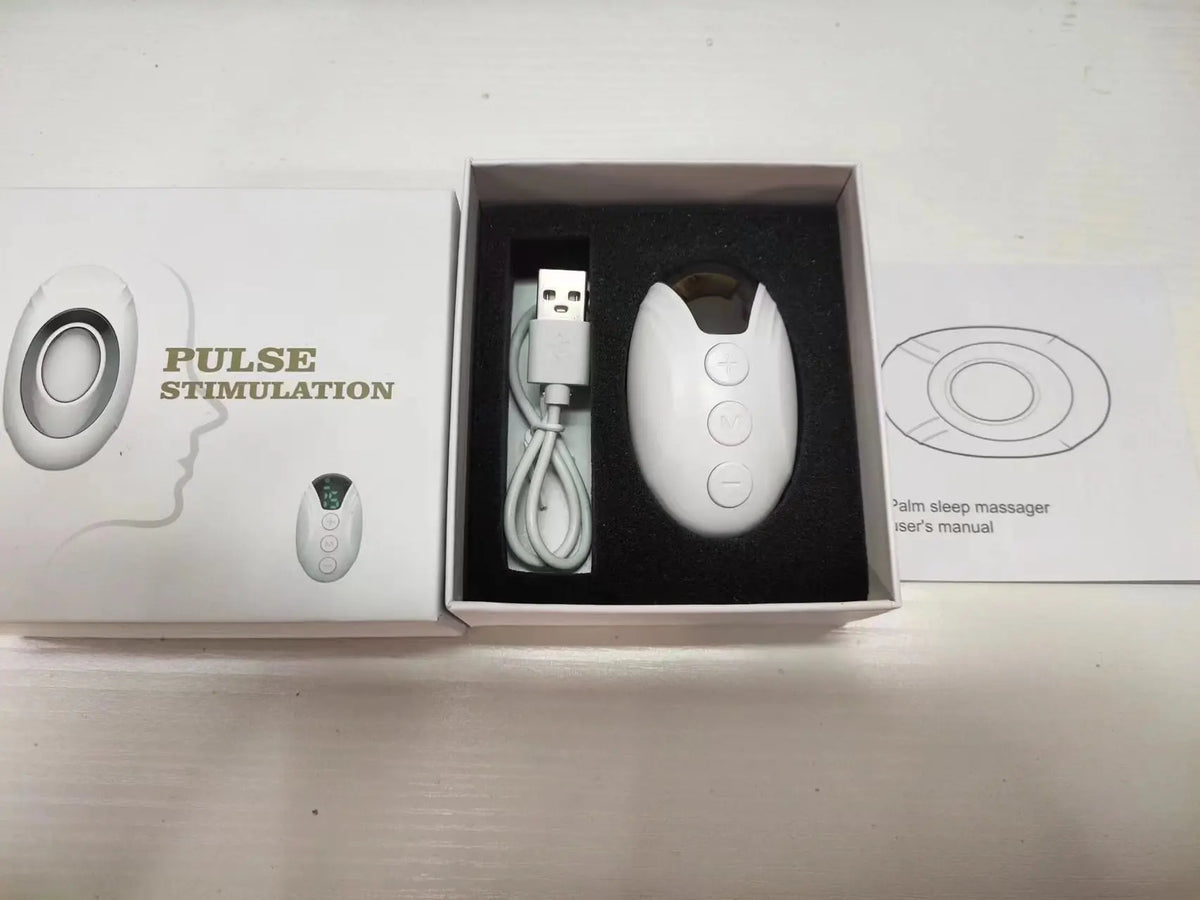 Handheld sleep device in white