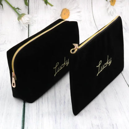 Velvet Make Up Bag