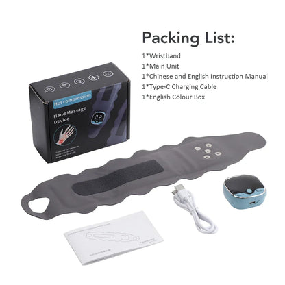 Cordless Hot Compress Wristband for Carpal Tunnel Muscle Fatigue Relief Belt