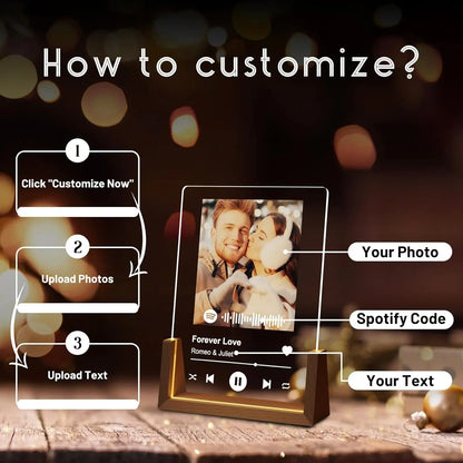 Customized Spotify Music Plaque