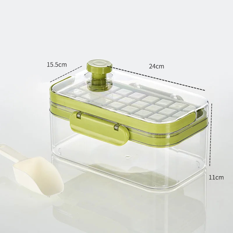 Press Type Ice Cube Tray
