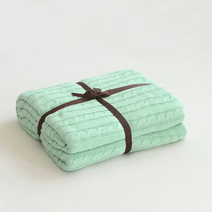 Cotton Knitted Blanket