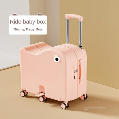 Children's Luggage Set with USB Cup Holder