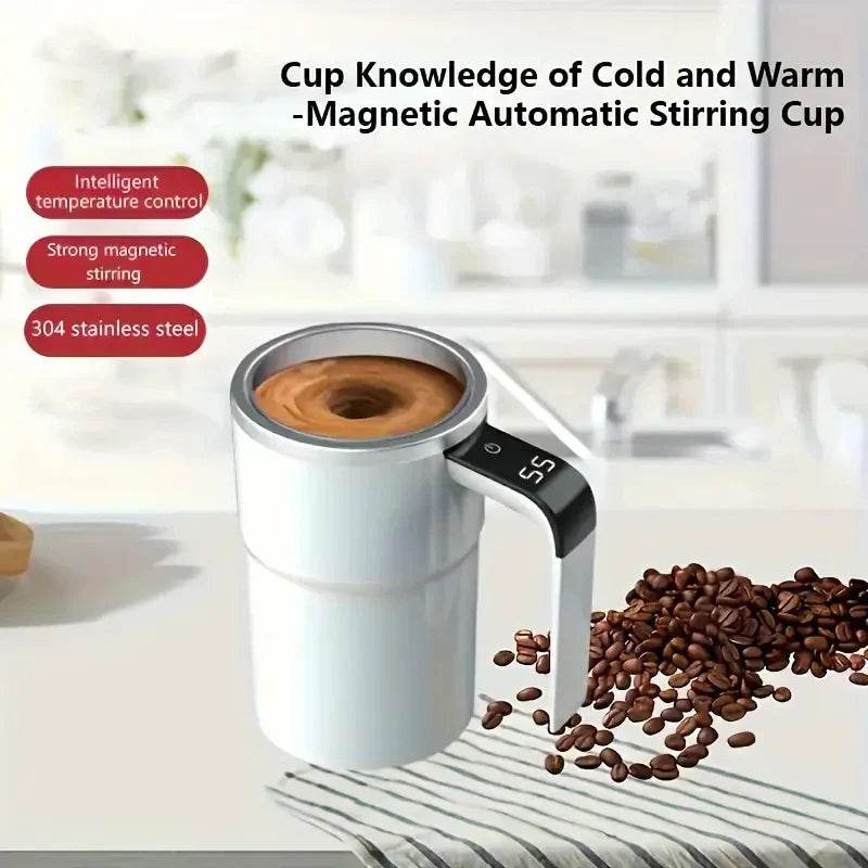 Smart mixing coffee cup